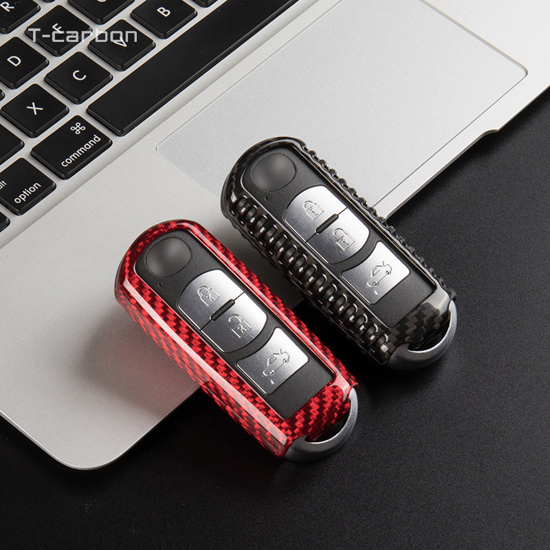 Mazda Carbon Fiber Key Fob Case (Model A) - T-Carbon Official