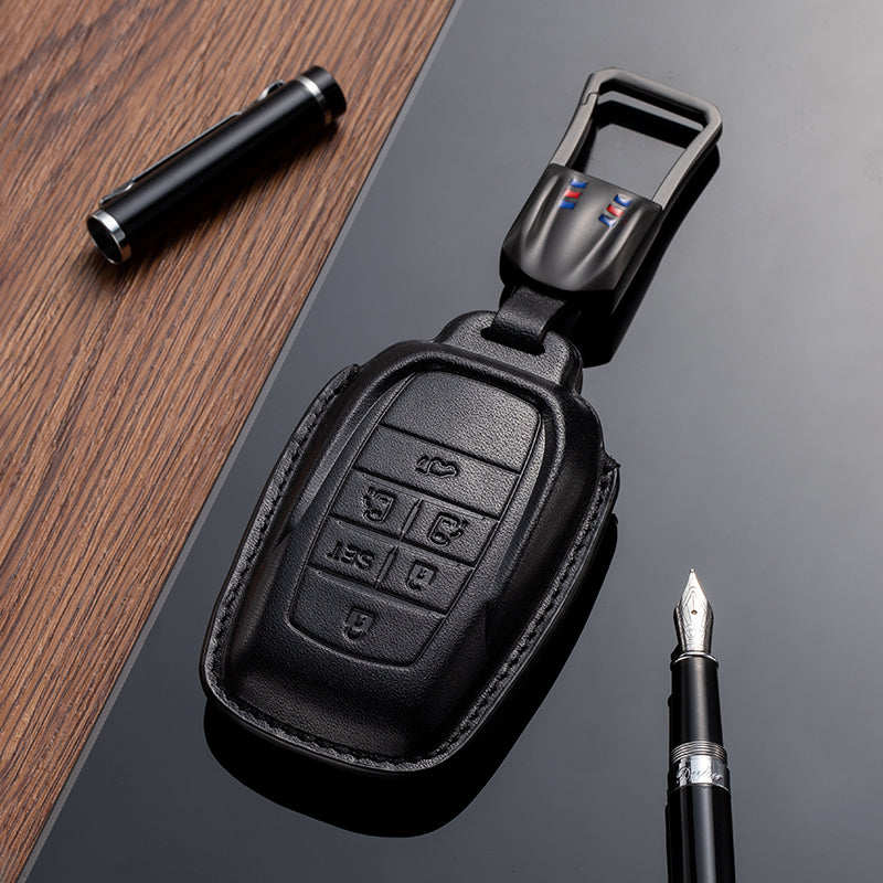 Leather Key Fob Cover for Toyota (Model B)