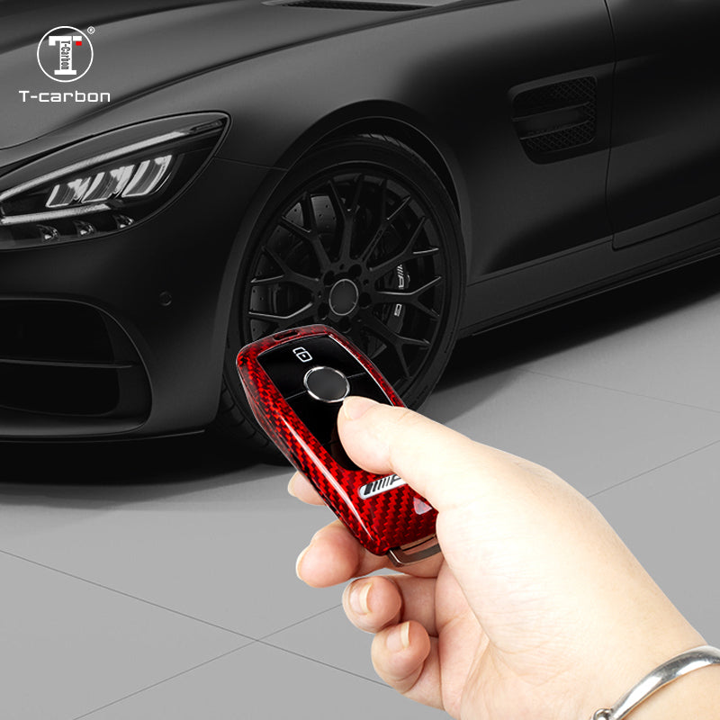 T-Carbon for Mercedes Benz AMG Carbon Fiber Key Fob Case (Model C) - T-Carbon Official Store