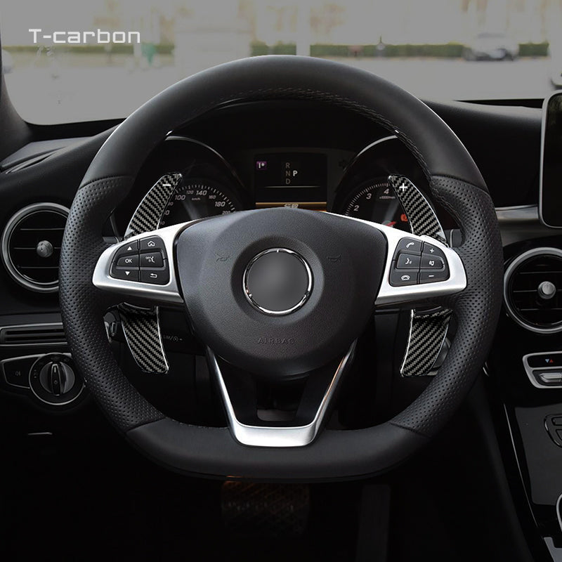 T-Carbon for Mercedes Benz Carbon Fiber Paddle Shifters (Model B: 2015 onwards) - T-Carbon Official Store