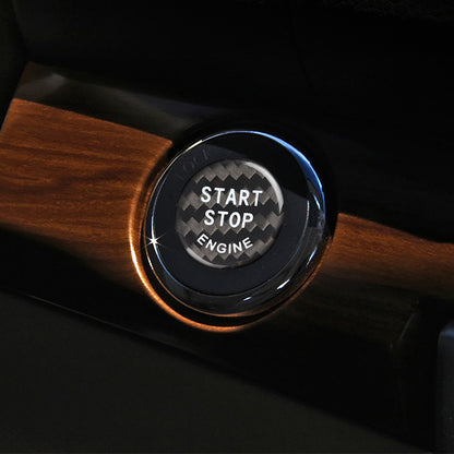 Carbon Fiber Start Stop Button for Nissan (Model A)
