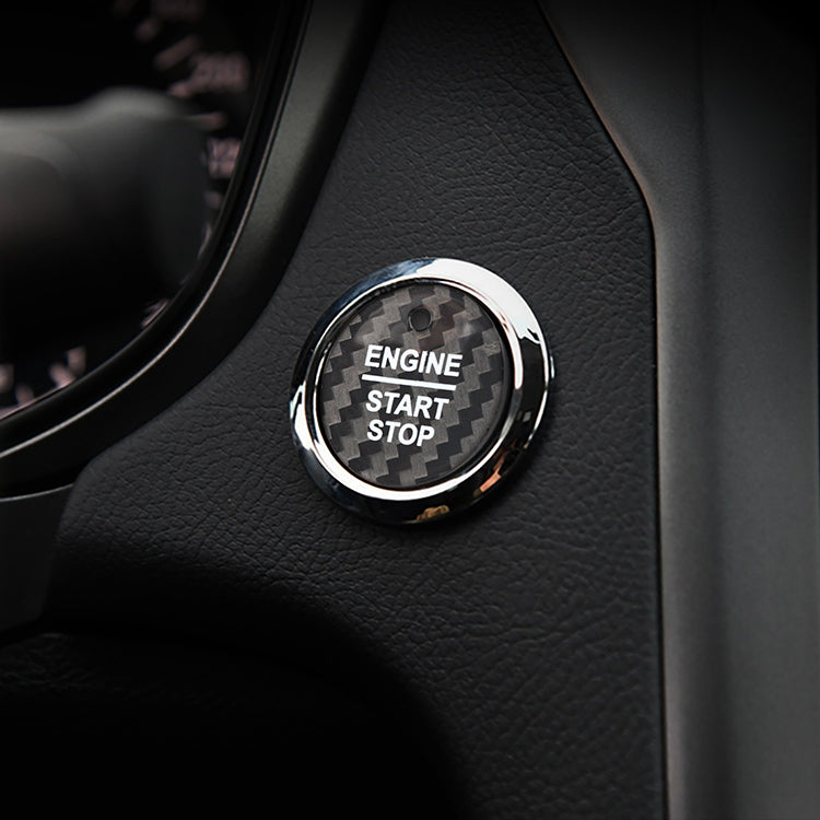 Carbon Fiber Start Stop Button for Ford (Model B)