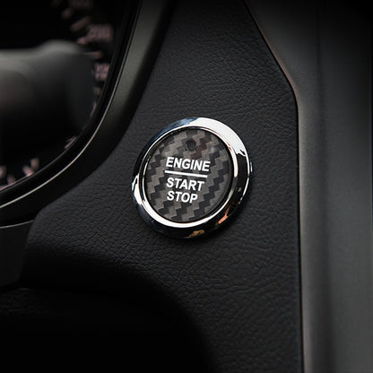 Carbon Fiber Start Stop Button for Ford (Model B)