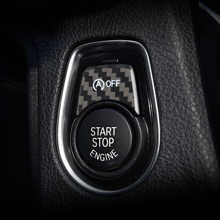 BMW Carbon Fiber Automatic Start Stop Button (Model A)
