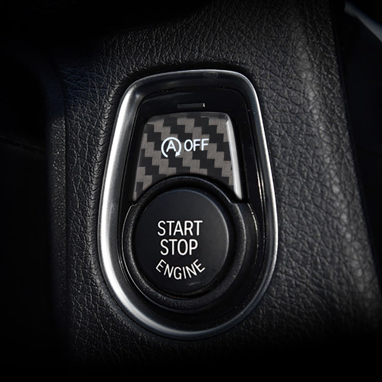 Carbon Fiber Automatic Start Stop Button for BMW (Model A)