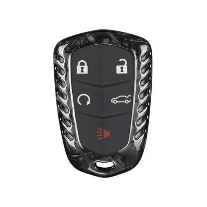 T-Carbon for Cadillac Carbon Fiber Key Fob Case (Model B) - T-Carbon Official Store