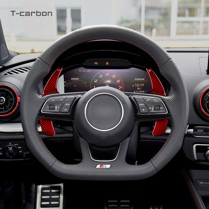 T-Carbon for Audi Carbon Fiber Paddle Shifters (Model D: 2016 onwards) - T-Carbon Official Store