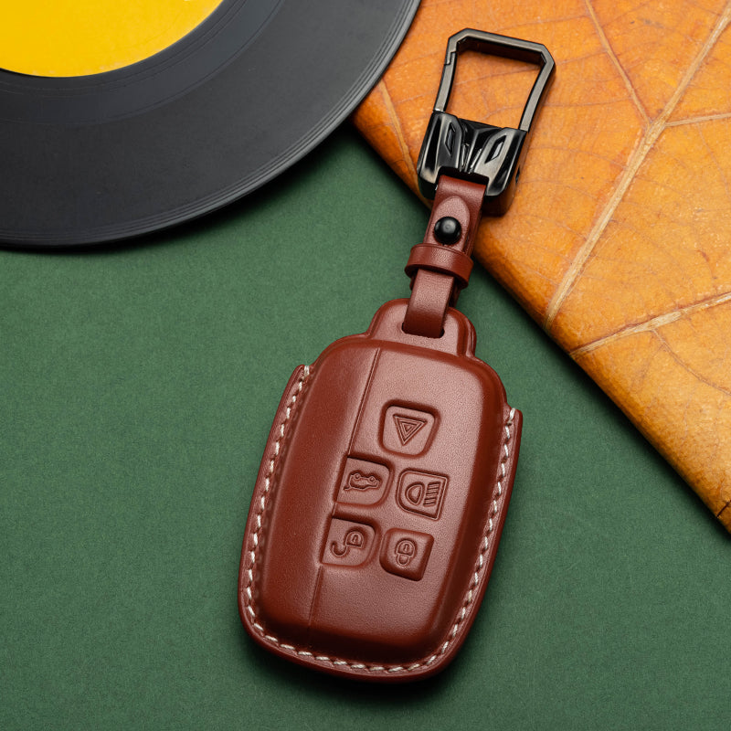 Exclusive Leather Key Fob Cover for Land Rover Range Rover (Model A)