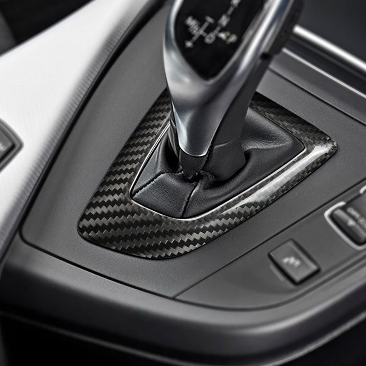 BMW Carbon Fiber Gear Shift Console Cover (Model A)