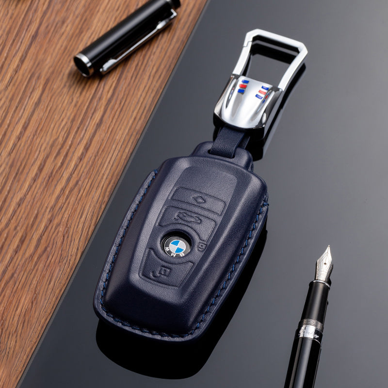 Leather Key Fob Cover for BMW (Model A) - T-Carbon Official Store