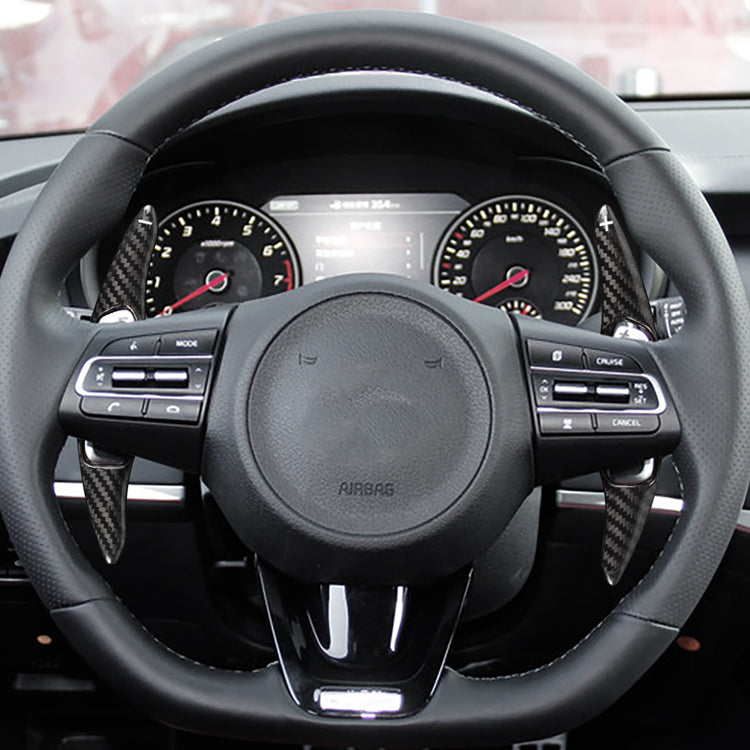 T-Carbon for Kia Carbon Fiber Paddle Shifters (Model A: 2018-2020)