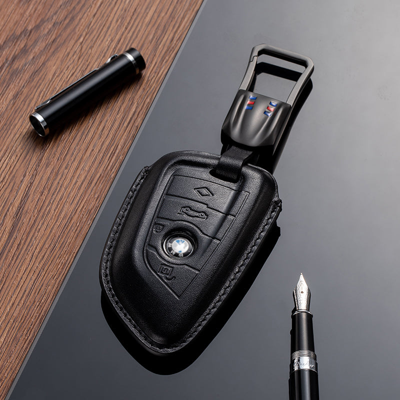 Leather Key Fob Cover for BMW (Model B) - T-Carbon Official Store