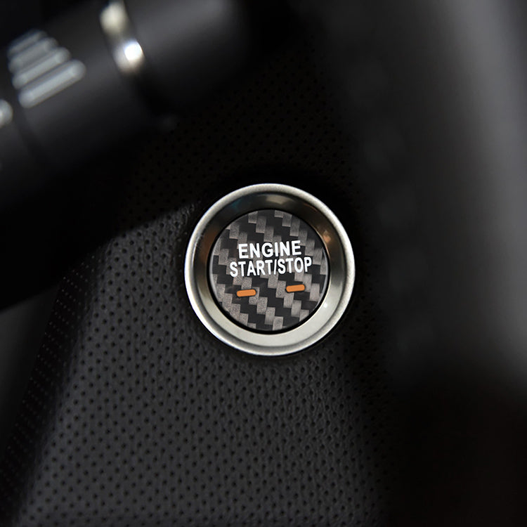 Carbon Fiber Start Stop Button for Chevrolet (Model C)