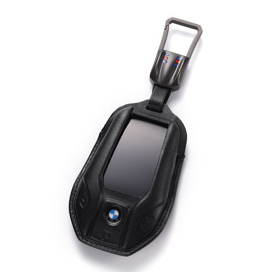 Leather Key Fob Cover for BMW (Model C) - T-Carbon Official Store