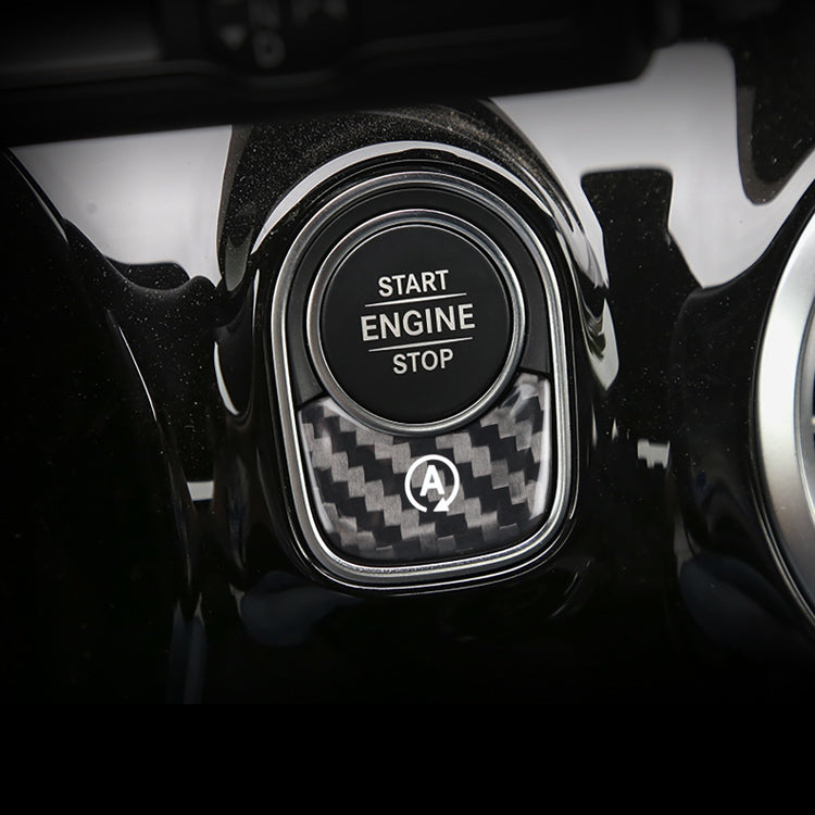 Mercedes Benz Carbon Fiber Automatic Start Stop Button (Model A)