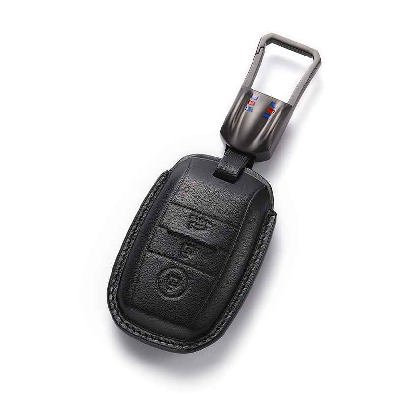 Leather Key Fob Cover for Kia (Model A) - T-Carbon Official Store