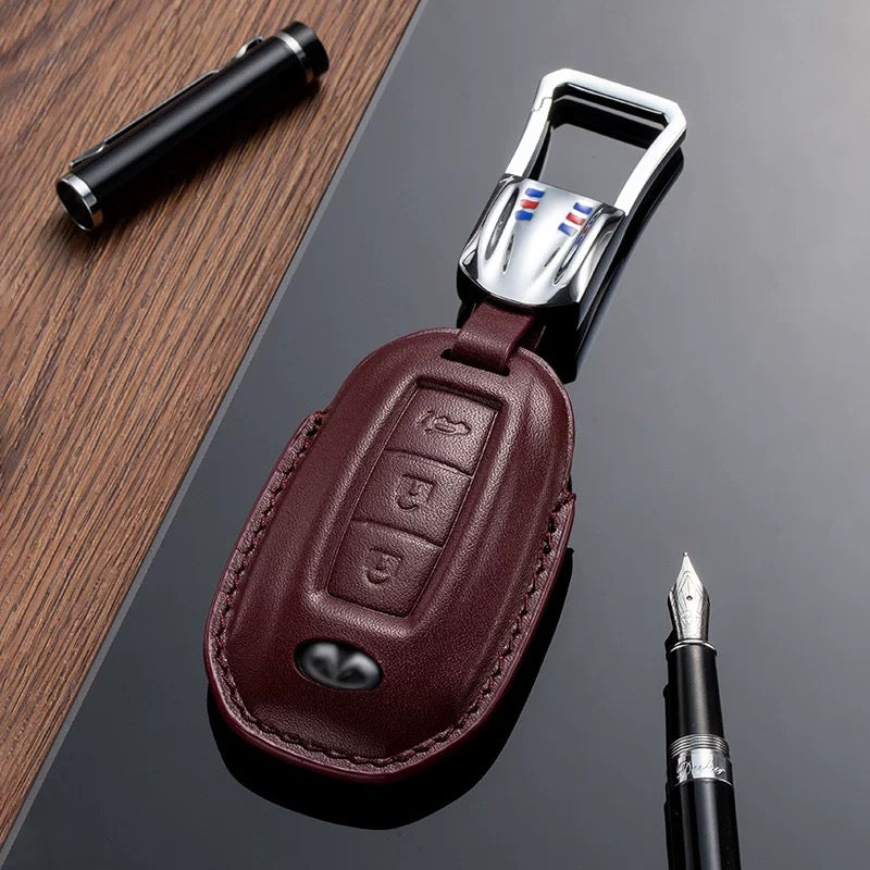 Leather Key Fob Cover for Infiniti (Model A) - T-Carbon Official Store