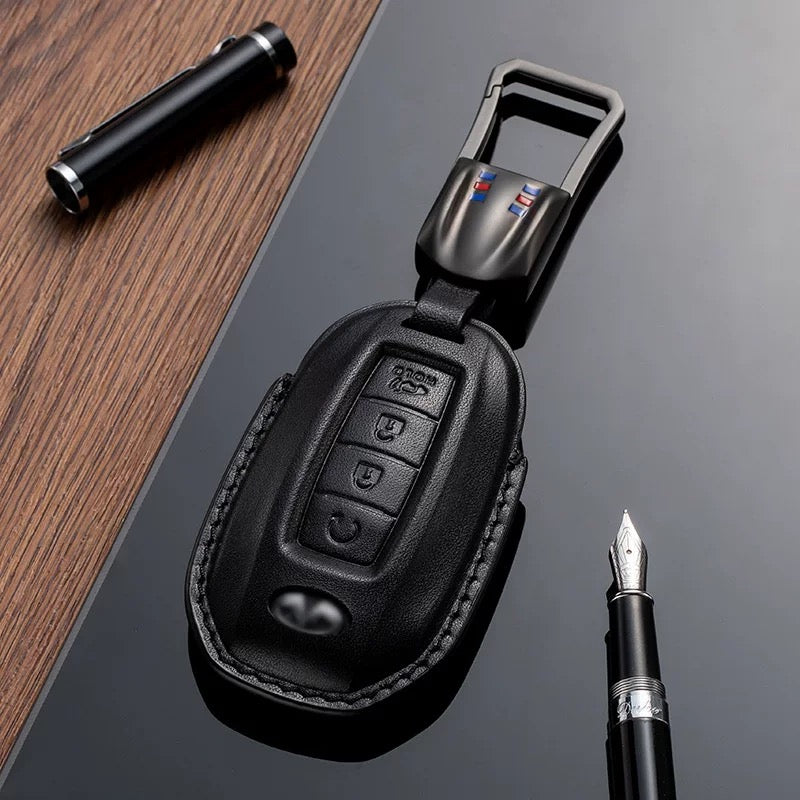 Leather Key Fob Cover for Infiniti (Model A) - T-Carbon Official Store