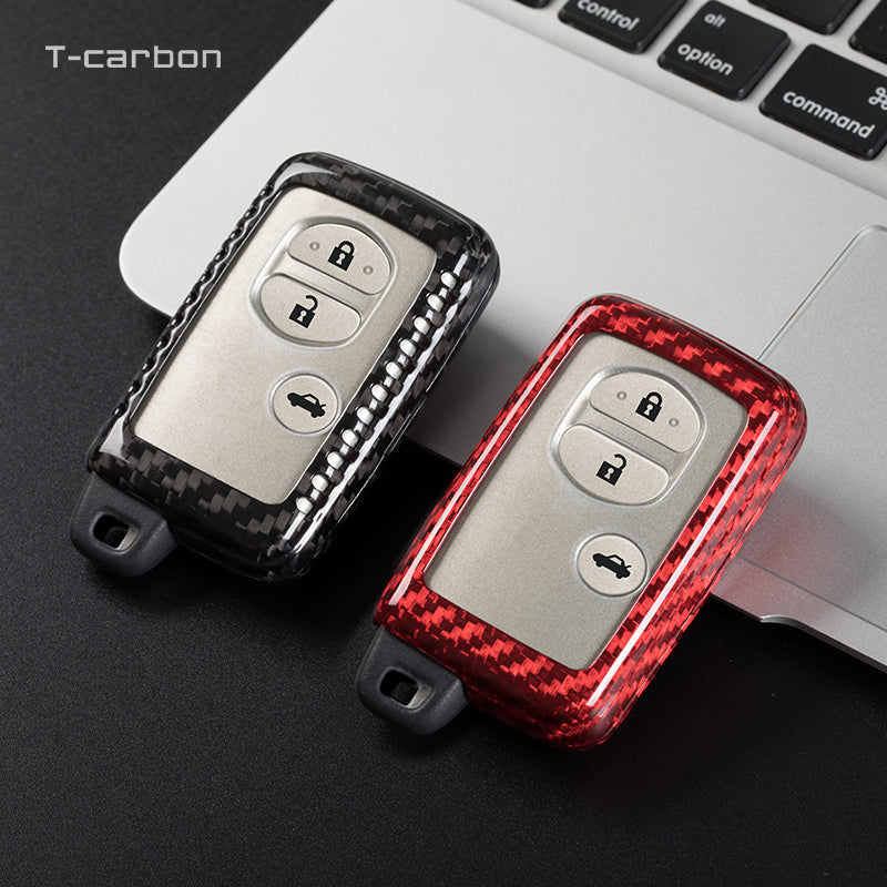Toyota Carbon Fiber Key Fob Case (Model C) - T-Carbon Official