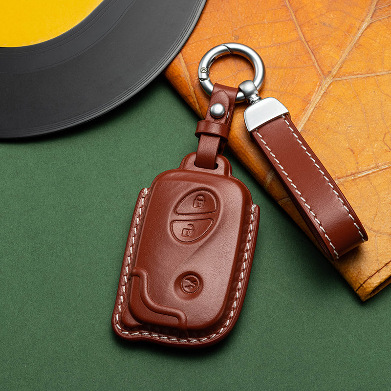 Exclusive Leather Key Fob Cover for Lexus (Model A)