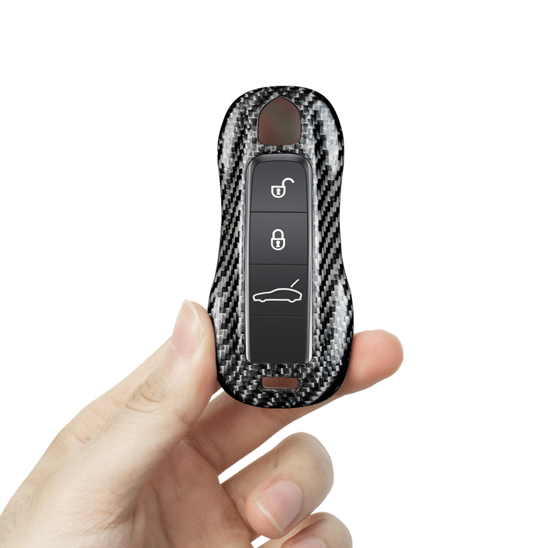 T-Carbon for Porsche Carbon Fiber Key Fob Case (Model C) - T-Carbon Official Store