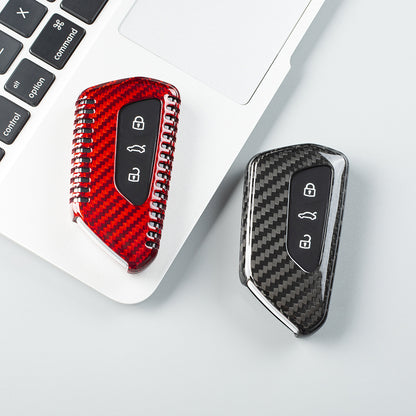 Volkswagen Carbon Fiber Key Fob Case (Model F) - T-Carbon Official