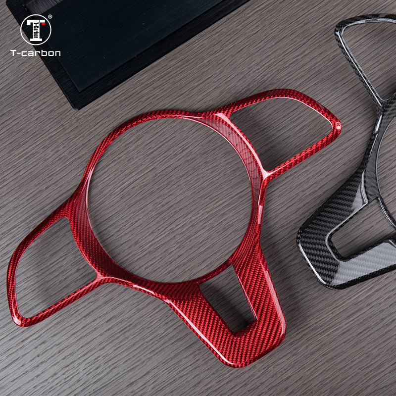 T-Carbon for Mercedes Benz Carbon Fiber Steering Wheel Cover (Model A: 2019 Onwards) - T-Carbon Official Store