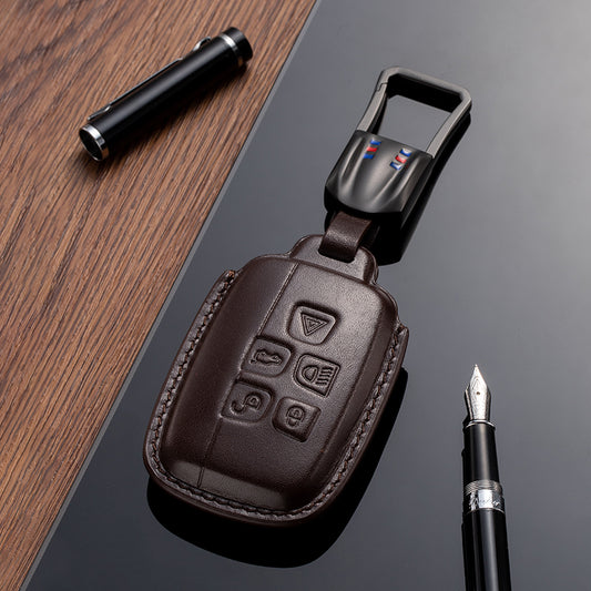 Leather Key Fob Cover for Land Rover Range Rover (Model A) - T-Carbon Official Store
