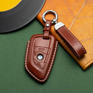 Open image in slideshow, BMW Exclusive Leather Key Fob Cover (Model B)
