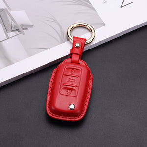 Open image in slideshow, Volkswagen Pastel Leather Key Fob Cover (Model B)
