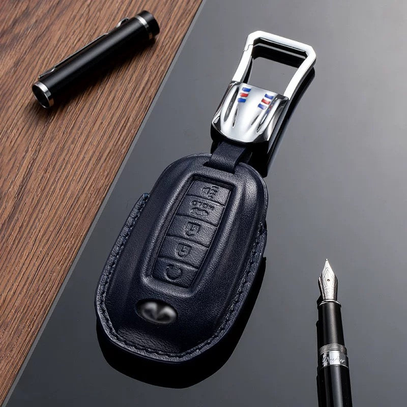 Leather Key Fob Cover for Infiniti (Model A) - T-Carbon Official Store