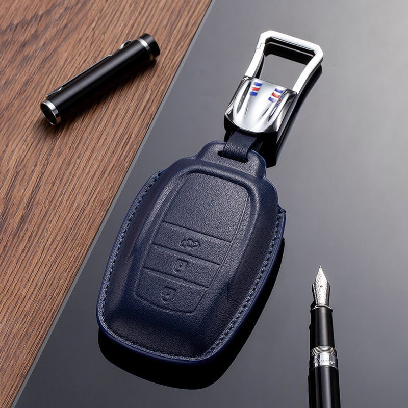 Leather Key Fob Cover for Toyota (Model B)