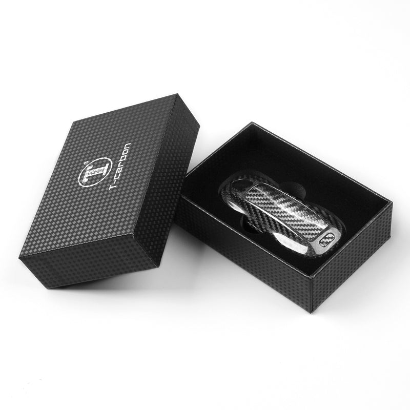 T-Carbon for Porsche Carbon Fiber Key Fob Case (Model C) - T-Carbon Official Store