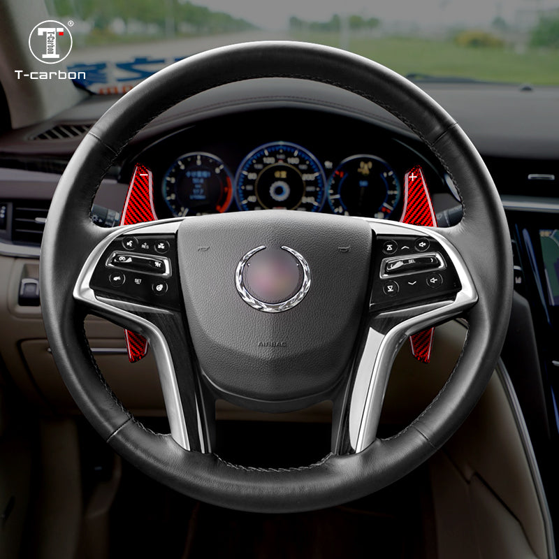 T-Carbon for Cadillac Carbon Fiber Paddle Shifters (Model B: 2013-2019) - T-Carbon Official Store