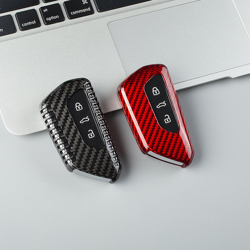 Volkswagen Carbon Fiber Key Fob Case (Model F) - T-Carbon Official