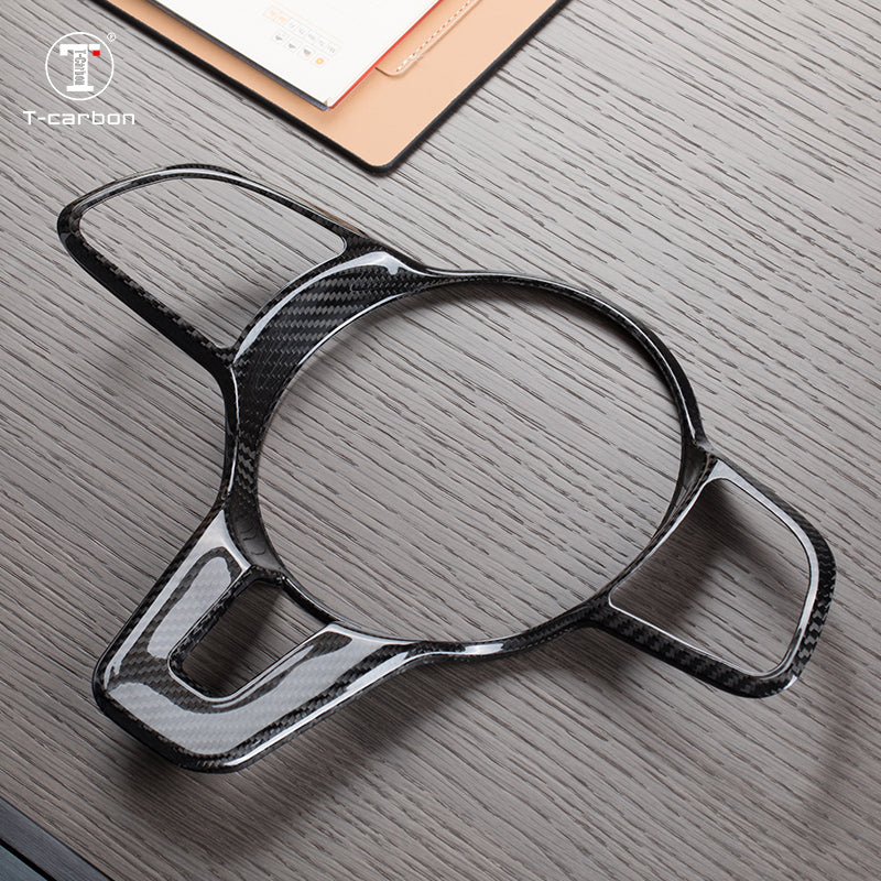 T-Carbon for Mercedes Benz Carbon Fiber Steering Wheel Cover (Model A: 2019 Onwards) - T-Carbon Official Store