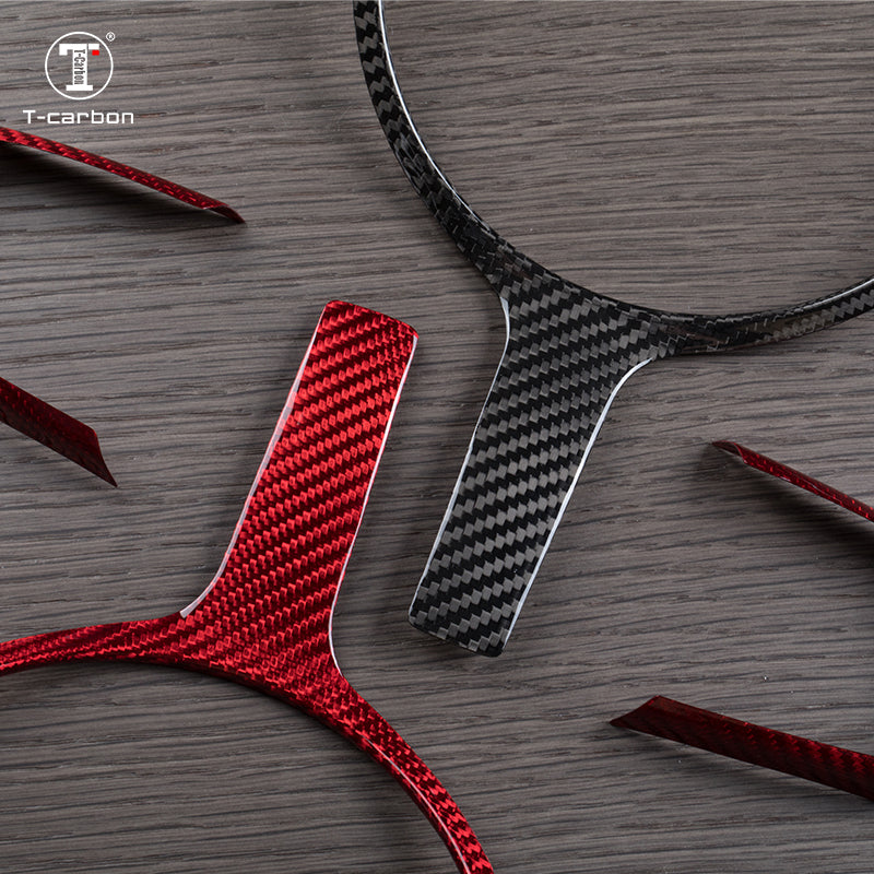 T-Carbon for BMW Carbon Fiber Steering Wheel Cover (Model B: 2016-2018) - T-Carbon Official Store