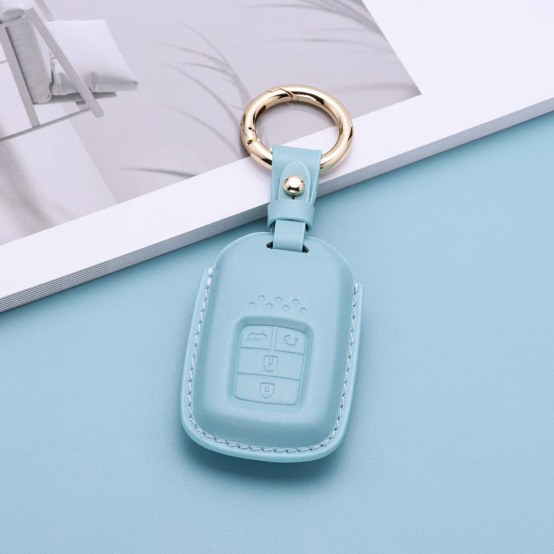Pastel Leather Key Fob Cover for Honda (Model C)