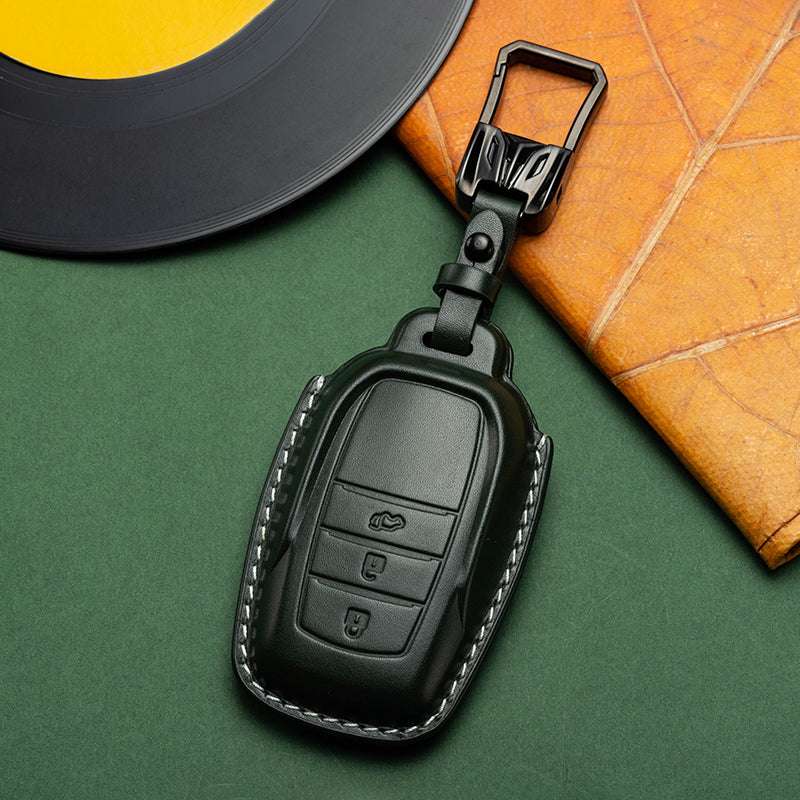 Exclusive Leather Key Fob Cover for Toyota (Model B)