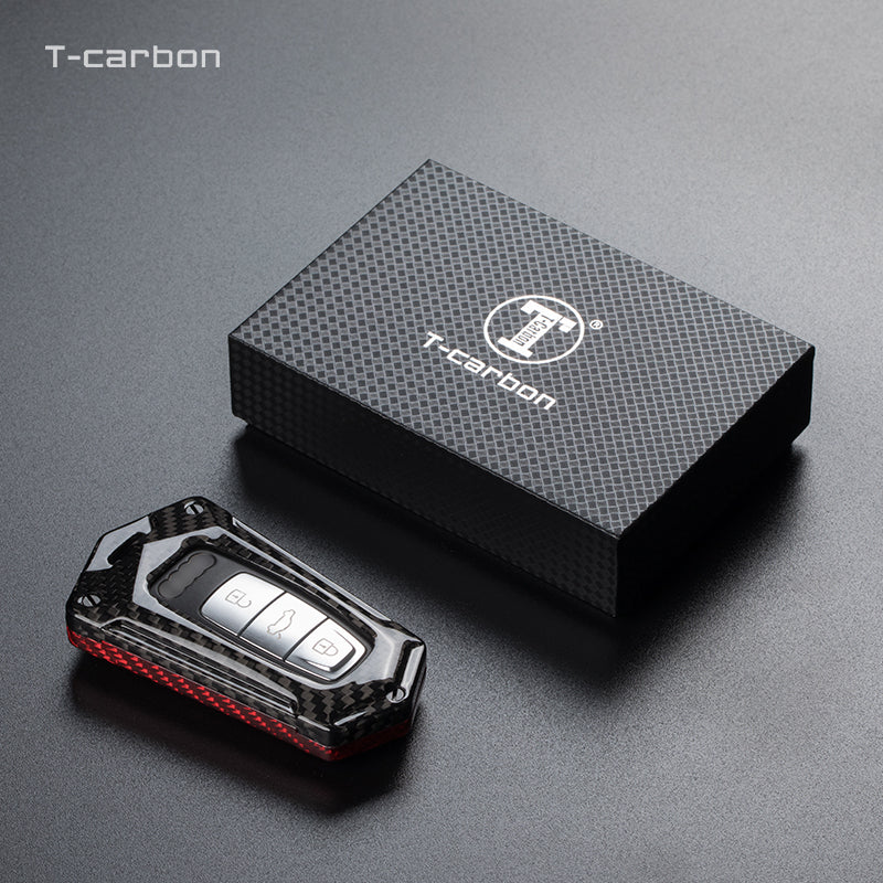 Audi Carbon Fiber Transformers Key Fob Case (Model D)