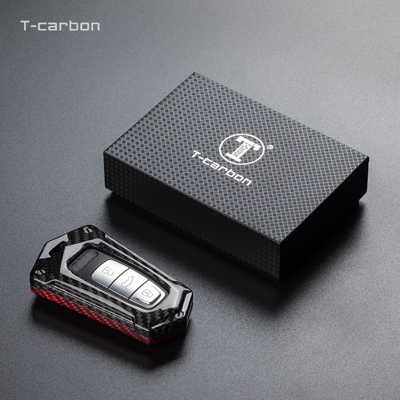T-Carbon for Audi Carbon Fiber Transformers Key Fob Case (Model D) - T-Carbon Official Store