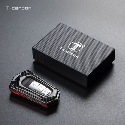 T-Carbon for Audi Carbon Fiber Transformers Key Fob Case (Model D) - T-Carbon Official Store