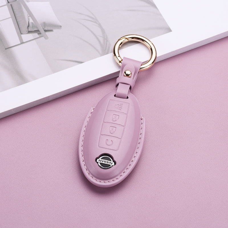 Nissan Pastel Leather Key Fob Cover (Model A)