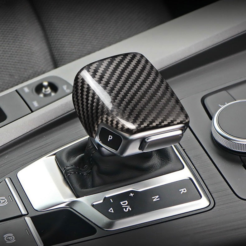 Carbon Fiber Gear Selector Cover for Audi (Model F)