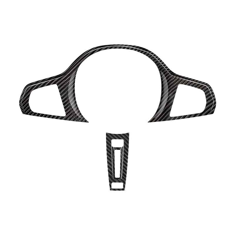 T-Carbon for BMW Carbon Fiber Steering Wheel Cover (Model E: 2022-2023)