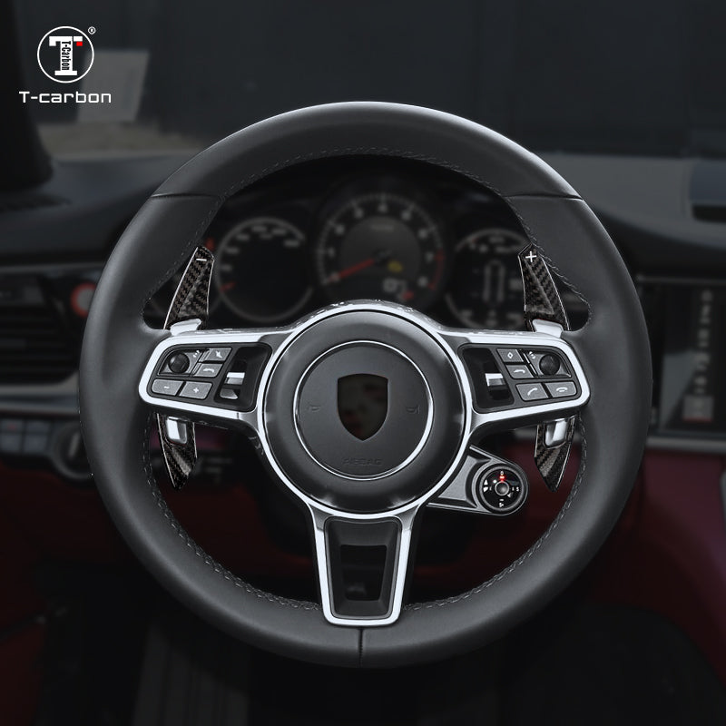 T-Carbon for Porsche Carbon Fiber Paddle Shifters (Model C: 2017 onwards) - T-Carbon Official Store