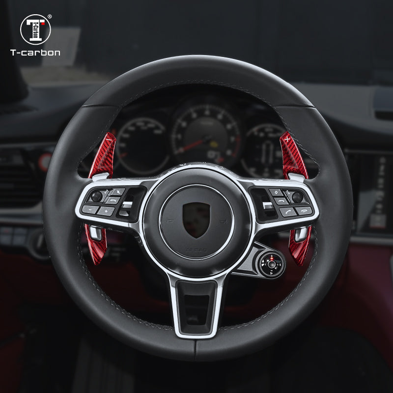T-Carbon for Porsche Carbon Fiber Paddle Shifters (Model C: 2017 onwards) - T-Carbon Official Store
