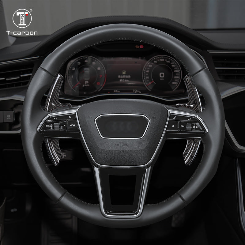 T-Carbon for Audi Carbon Fiber Paddle Shifters (Model F: 2019 onwards) - T-Carbon Official Store