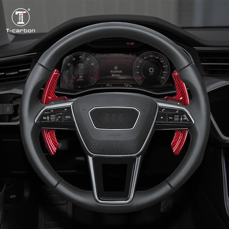 T-Carbon for Audi Carbon Fiber Paddle Shifters (Model F: 2019 onwards) - T-Carbon Official Store
