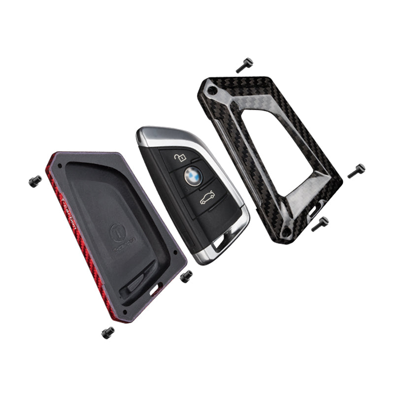 T-Carbon for BMW Carbon Fiber Transformers Key Fob Case (Model B) - T-Carbon Official Store
